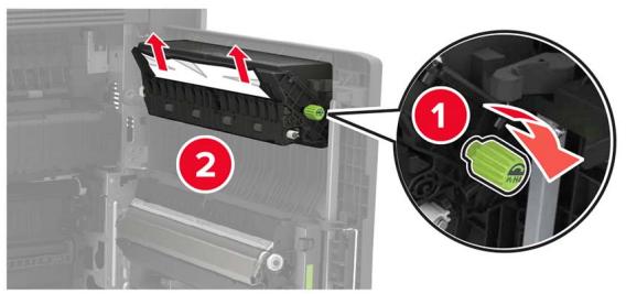 LEXMARK CX922DE - CX923DTE - CX923DXE - CX924DTE - CX924DXE - Bourrage papier derrière la porte C - 5