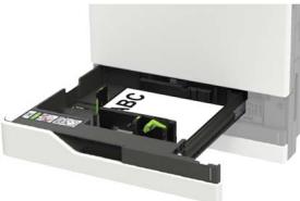 LEXMARK CX922DE  -  CX923DTE -  CX923DXE -  CX924DTE -  CX924DXE - Chargement des tiroirs - 6