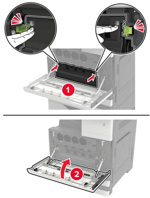 LEXMARK CX922DE - CX923DTE - CX923DXE - CX924DTE - CX924DXE - Remplacement de la bouteille de récupération de toner - 3