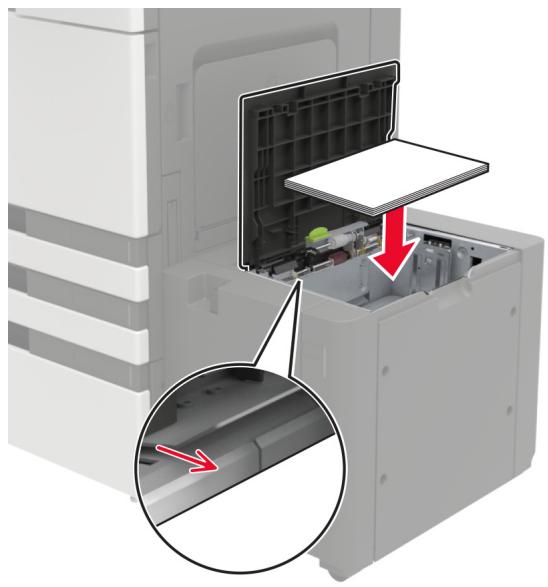 LEXMARK CX922DE - CX923DTE - CX923DXE - CX924DTE - CX924DXE - Chargement du tiroir 3 000 feuilles - 4