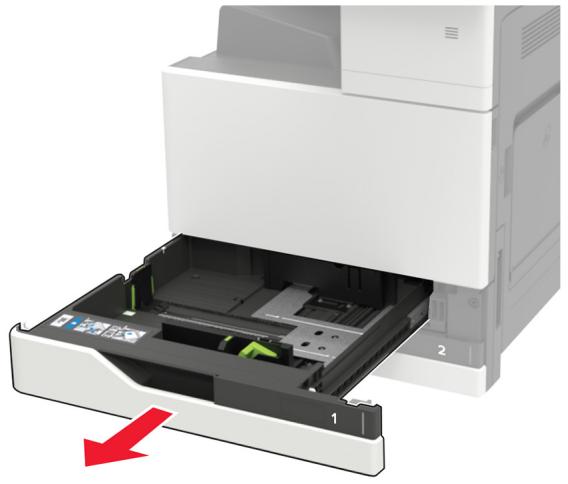LEXMARK CX922DE - CX923DTE - CX923DXE - CX924DTE - CX924DXE - Chargement des tiroirs - 2