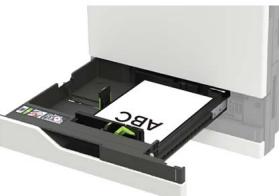 LEXMARK CX922DE  -  CX923DTE -  CX923DXE -  CX924DTE -  CX924DXE - Chargement des tiroirs - 9