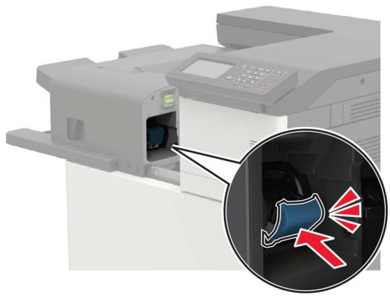 LEXMARK CX922DE - CX923DTE - CX923DXE - CX924DTE - CX924DXE - Bourrage d'agrafes dans l'unité de finition d'agrafage - 4