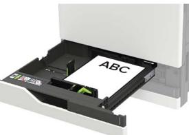 LEXMARK CX922DE  -  CX923DTE -  CX923DXE -  CX924DTE -  CX924DXE - Chargement des tiroirs - 10