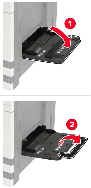 LEXMARK CX922DE - CX923DTE - CX923DXE - CX924DTE - CX924DXE - Alimentation du chargeur multifonction - 1