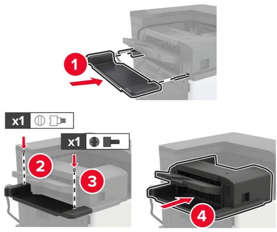 LEXMARK CX922DE - CX923DTE - CX923DXE - CX924DTE - CX924DXE - Fixez le capot du capteur. - 5