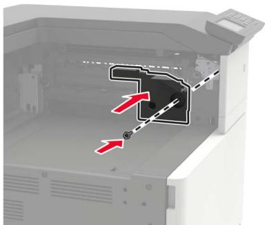 LEXMARK CX922DE - CX923DTE - CX923DXE - CX924DTE - CX924DXE - Fixez le capot du capteur. - 1