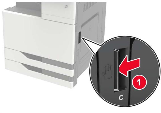 LEXMARK CX922DE - CX923DTE - CX923DXE - CX924DTE - CX924DXE - Bourrage papier derrière la porte C - 2
