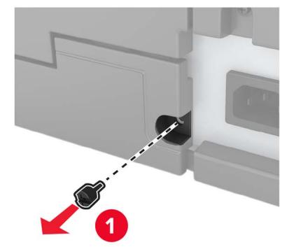 LEXMARK CX922DE - CX923DTE - CX923DXE - CX924DTE - CX924DXE - Installation du tiroir 2 x 500 ou 2 500 feuilles - 7