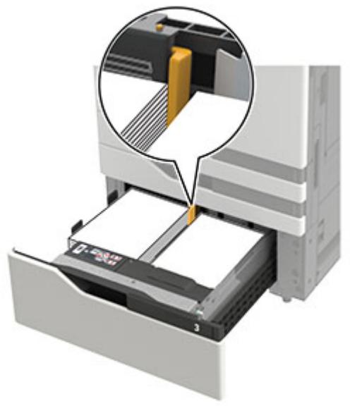 LEXMARK CX922DE - CX923DTE - CX923DXE - CX924DTE - CX924DXE - Chargement du tiroir 2 500 feuilles - 6