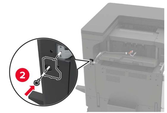 LEXMARK CX922DE - CX923DTE - CX923DXE - CX924DTE - CX924DXE - Retirez les guide-papier. - 2