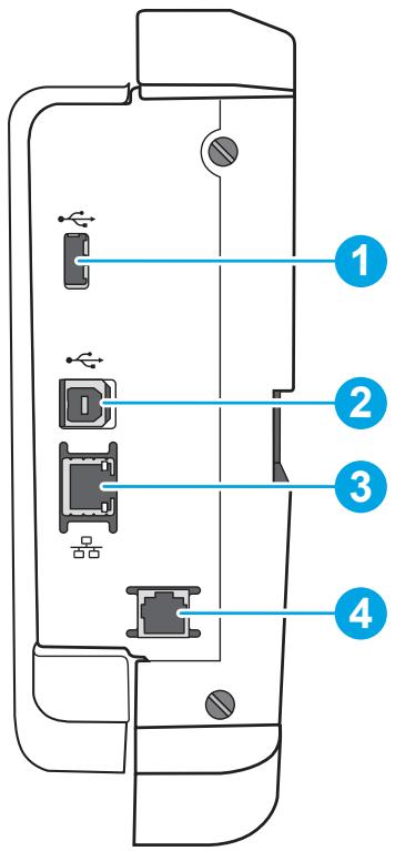 HP LASERJET ENTERPRISE FLOW MFP M631H - Ports d'interface - 1