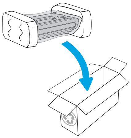 HP LASERJET ENTERPRISE FLOW MFP M631H - Retrait et remplacement de la cartouche - 4