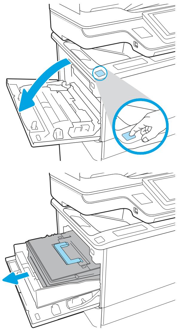 HP LASERJET ENTERPRISE FLOW MFP M631H - Retrait et remplacement de la cartouche - 1