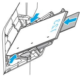 HP LASERJET ENTERPRISE FLOW MFP M631H - Bac 1 : orientation du papier - 6