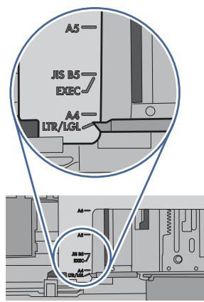 A5 JIS B5 EXEC A4 LTR/LGL