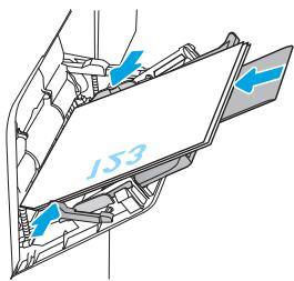 HP LASERJET ENTERPRISE FLOW MFP M631H - Bac 1 : orientation du papier - 3
