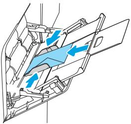 HP LASERJET ENTERPRISE FLOW MFP M631H - Orientation des enveloppes - 1