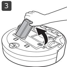 SAMSUNG JET BOT - How to remove the battery - 3