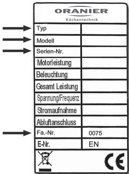 ORANIER MEBA W - Bitte beachten Sie: - 1