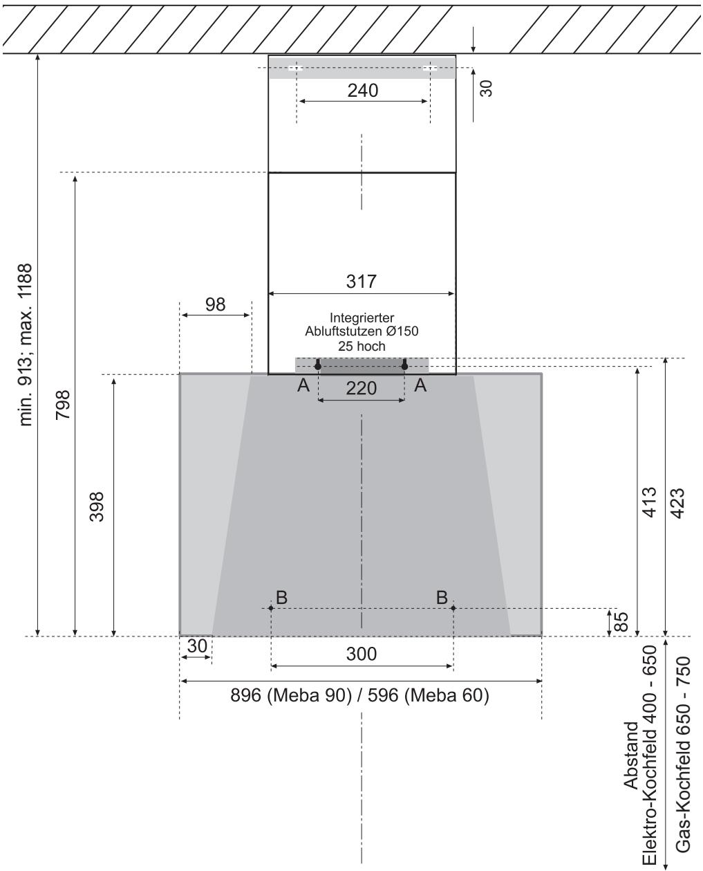 ORANIER MEBA W - Montageskizzle - 1