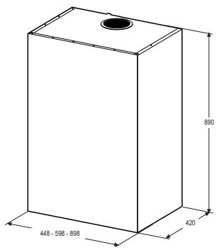 FABER CUBIA ISOLA GLOSS W ACTIVE - Dimensions - 1