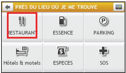 MIO SPIRIT 575 - Comment rechercher un CI à l'aide de PRÉS DU LIEU Où JÉ ME TROUVE? - 2