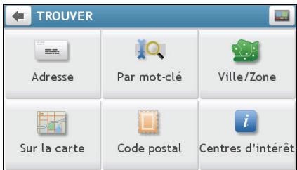 MIO SPIRIT 575 - Comment naviguer sur les écrans des menus? - 1