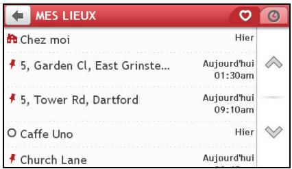 MIO SPIRIT 575 - Comment naviguer vers un lieu que j'ai enregistré ? - 1