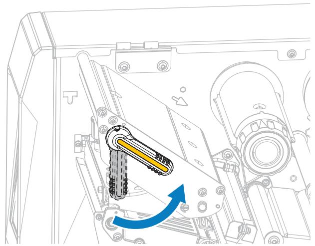 ZEBRA ZT620 - Fin du chargement du support - Mode Déchirement - 2