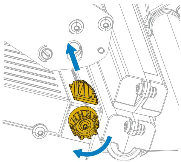 ZEBRA ZT620 - Terminer le chargement du support – Mode Coupe ou mode Coupe retardée - 8