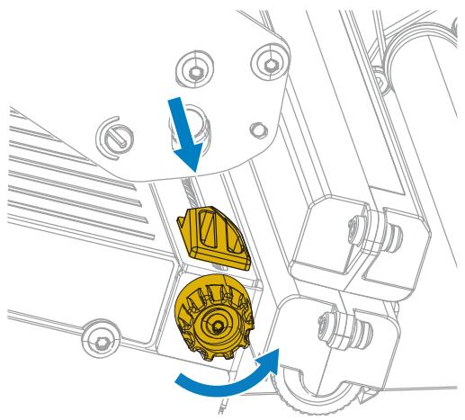 ZEBRA ZT620 - Fin du chargement du support - Mode Déchirement - 3