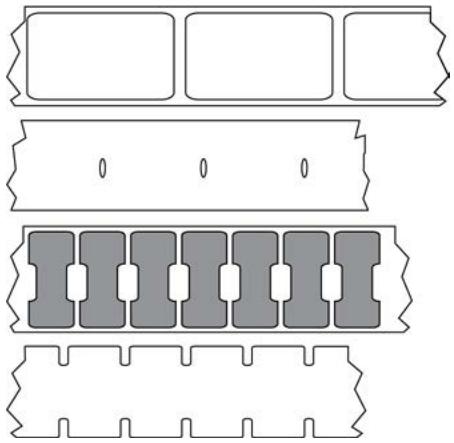 ZEBRA ZT620 - support avec espace/encoche - 1