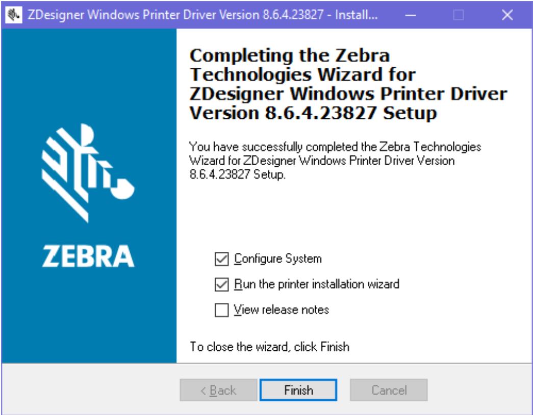ZEBRA ZT620 - Installation des pilotes - 2