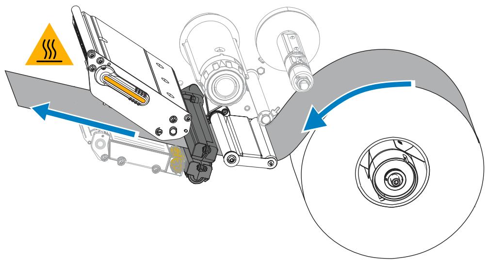 ZEBRA ZT620 - Terminer le chargement du support – Mode Coupe ou mode Coupe retardée - 7