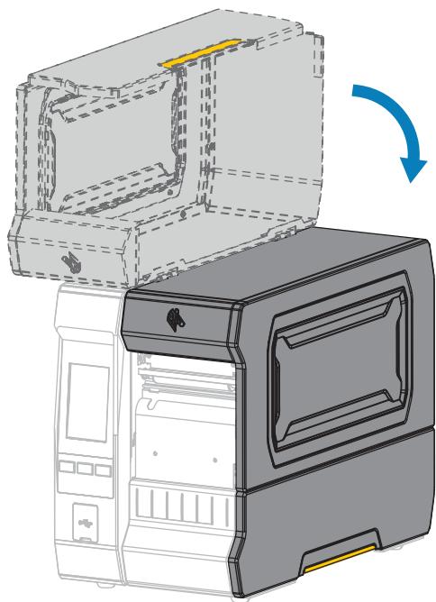 ZEBRA ZT620 - Terminer le chargement du support – Mode Prédécollage ou mode Applicateur - 14