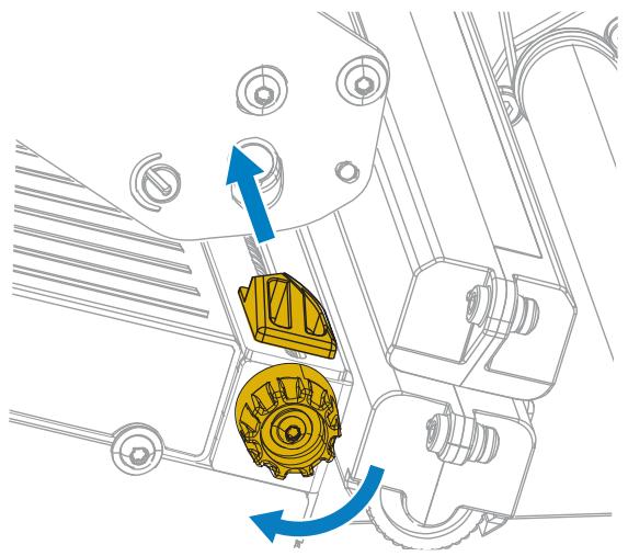 ZEBRA ZT620 - Terminer le chargement du support – Mode Prédécollage ou mode Applicateur - 12