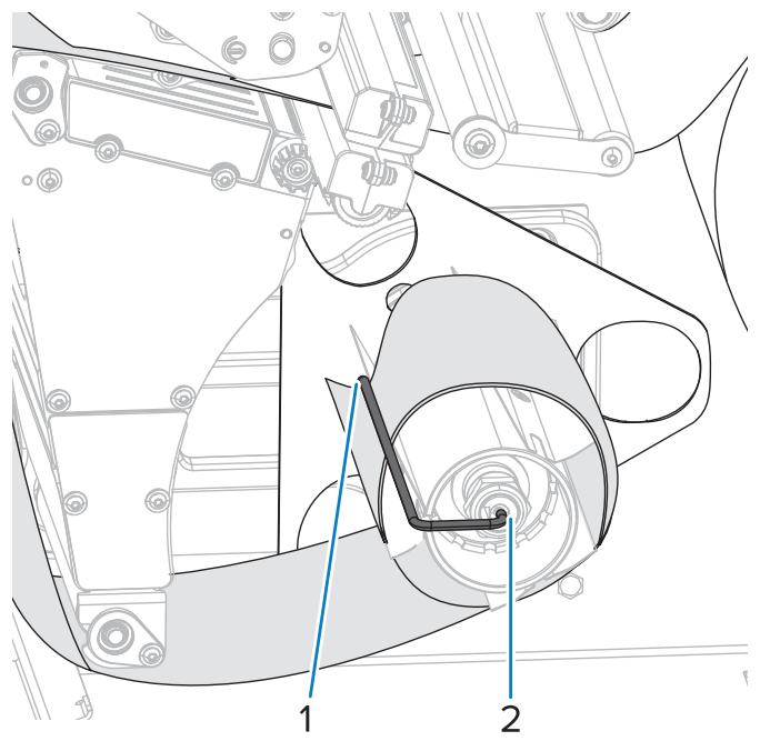 ZEBRA ZT620 - Terminer le chargement du support – Mode Prédécollage ou mode Applicateur - 11