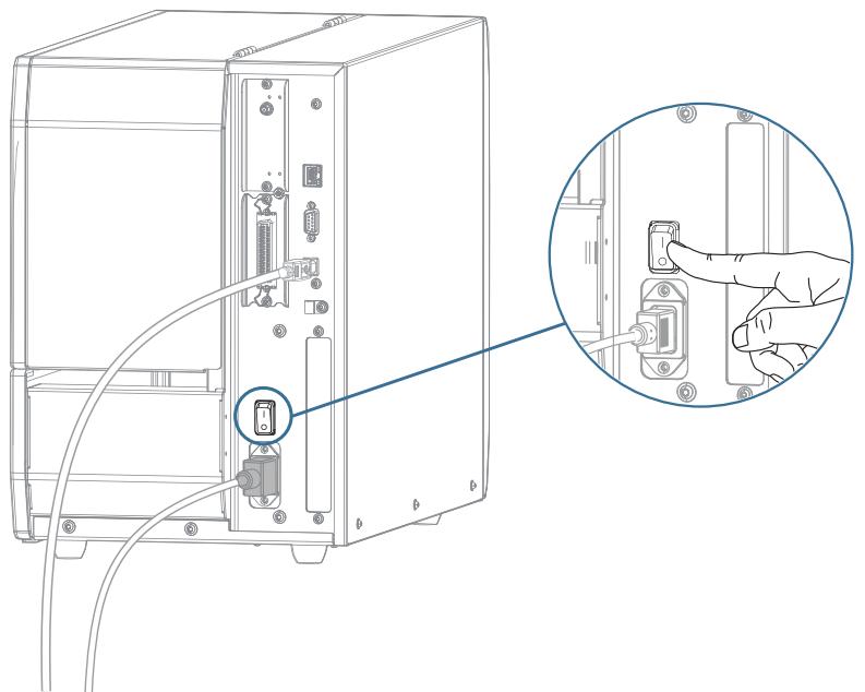 ZEBRA ZT620 - Connexion de l'imprimante à un ordinateur à l'aide d'un port USB - 6