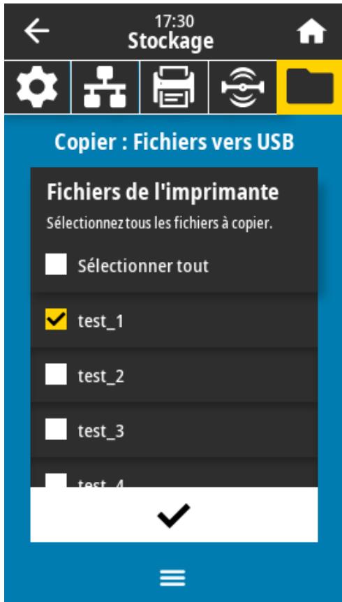 ZEBRA ZT620 - Exercice 3 : Copier des fichiers vers/depuis une clé USB - 3