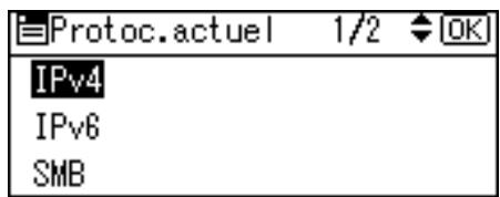 RICOH SP 5200DN - Spécification d'une adresse IP (pas de DHCP) - 5
