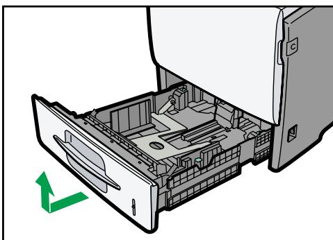 RICOH SP 5200DN - Chargement des enveloppes dans un magasin d'alimentation papier standard ou en option - 4