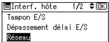 RICOH SP 5200DN - Spécification d'une adresse IP (pas de DHCP) - 3