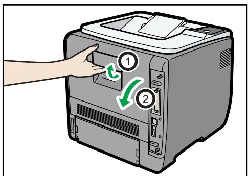 RICOH SP 5200DN - Chargement des enveloppes dans un magasin d'alimentation papier standard ou en option - 1