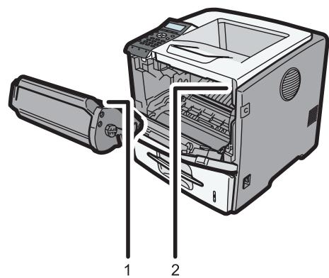 RICOH SP 5200DN - Emplacement des étiquettes AVERTISSEMENT et ATTENTION - 1