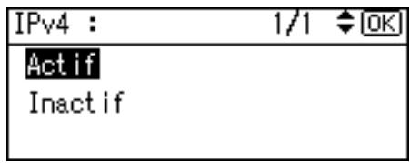 RICOH SP 5200DN - Spécification d'une adresse IP (pas de DHCP) - 6