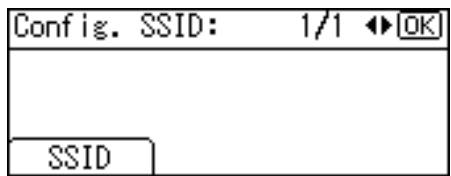 RICOH SP 5200DN - Configuration du SSID - 1