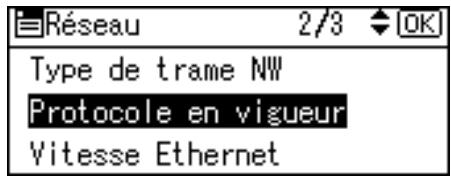 RICOH SP 5200DN - Spécification d'une adresse IP (pas de DHCP) - 4
