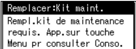 RICOH SP 5200DN - Quand remplacer le kit de maintenance. - 1