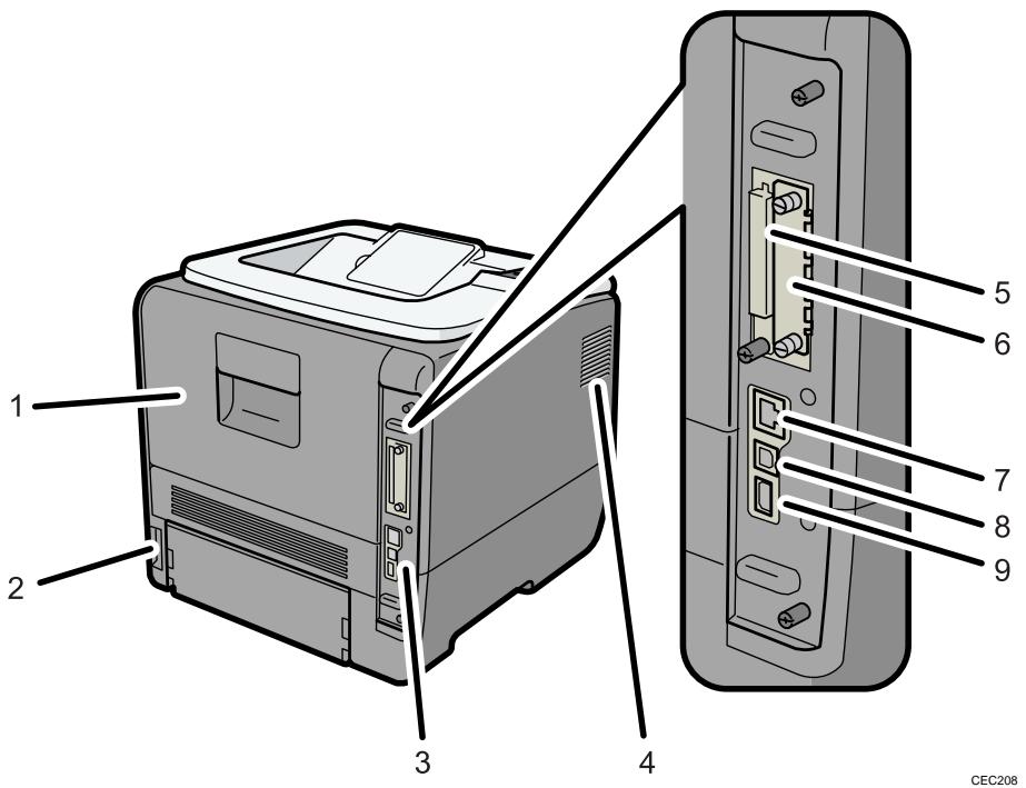 RICOH SP 5200DN - Exterieur : vue arrête - 1